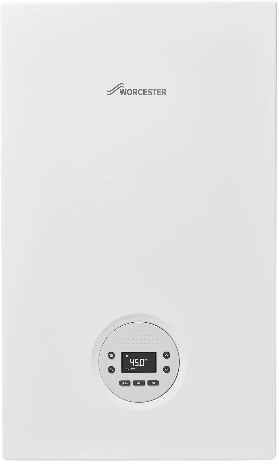 Worcestor Greenstar 1000 boiler with digital display and controls, for boiler replacement in Warrington.