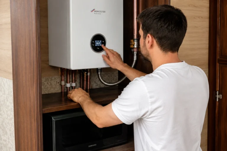 combi boiler install